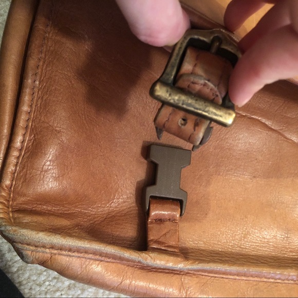 Authentic Dilana Design Vintage Leather Briefcase - Picture 5 of 9